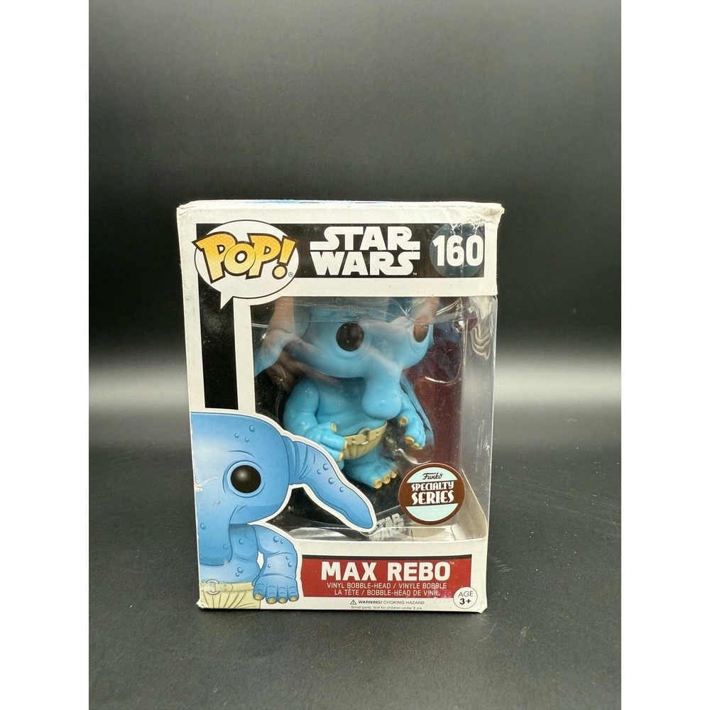 FUNKO POP! STAR WARS MAX REBO #160 SPECIALTY SERIES EXCLUSIVE VINYL FIGURE NIB